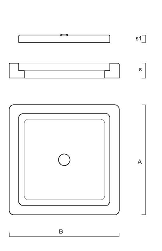 Coperchi con telaio normali