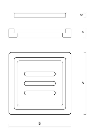 Caditoie con telaio normali